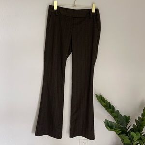 ZARA Brown Straight Leg Dress Pants Size 6